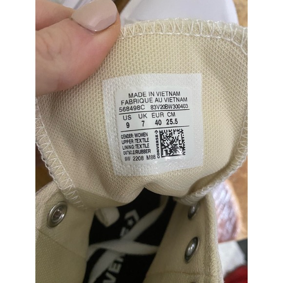 Converse Chuck Taylor All Star Move Platform Canvas Sneakers Women sz 9 - Picture 8 of 9